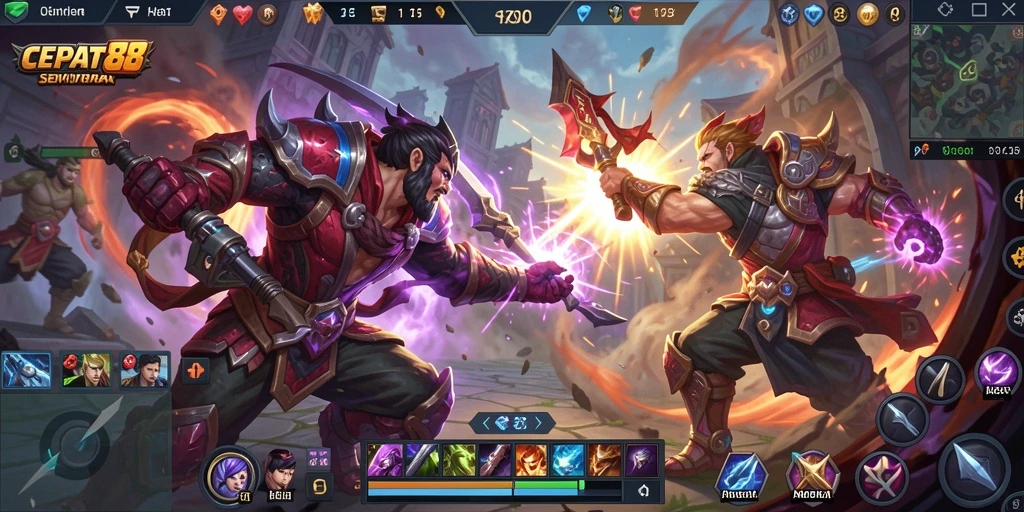Screenshot menarik dari gameplay CEPAT88 yang intens dan penuh aksi.
