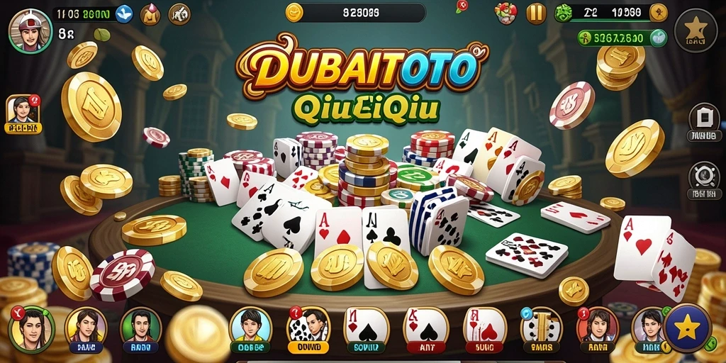 Tampilan gameplay QiuQiu yang mendebarkan di DUBAITOTO.