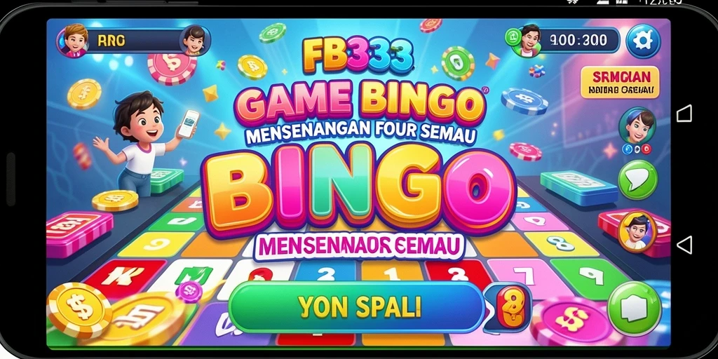 Screenshot gameplay FB333 menampilkan suasana Bingo yang seru.