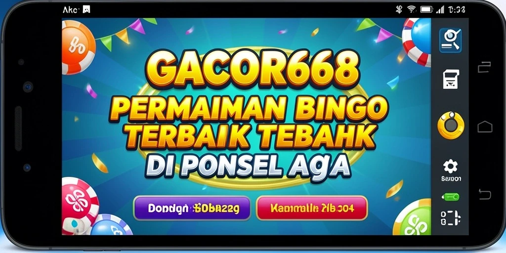 Tampilan screenshot GACOR668 dengan gameplay Bingo yang seru.