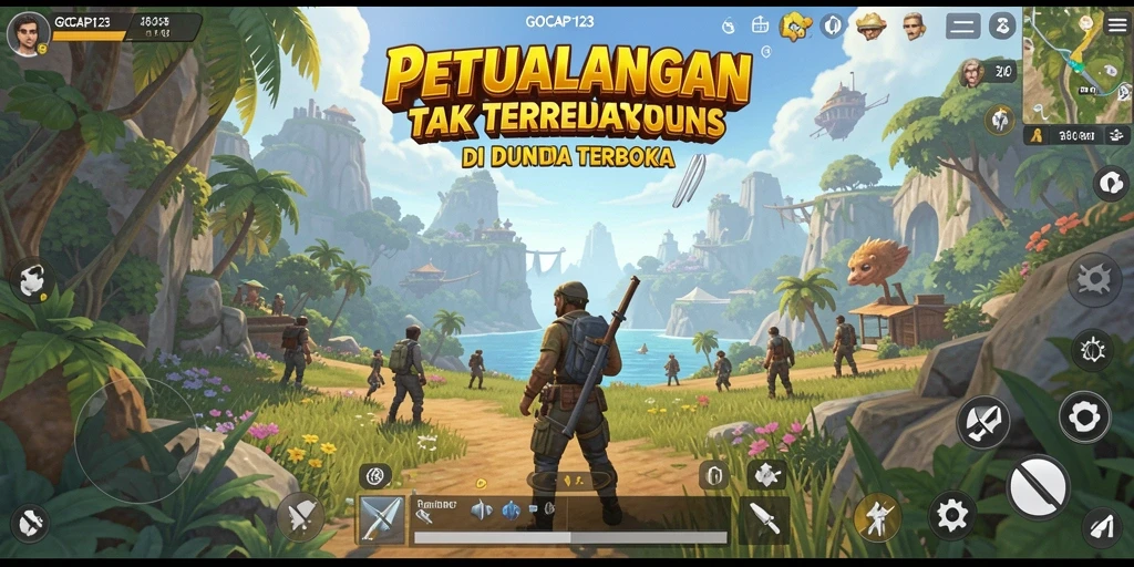 Gameplay menarik dalam dunia terbuka GOCAP123.