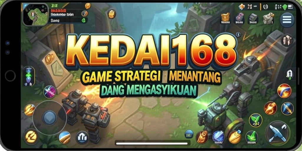 Tampilan gameplay KEDAI168 dengan elemen strategi yang mendalam.