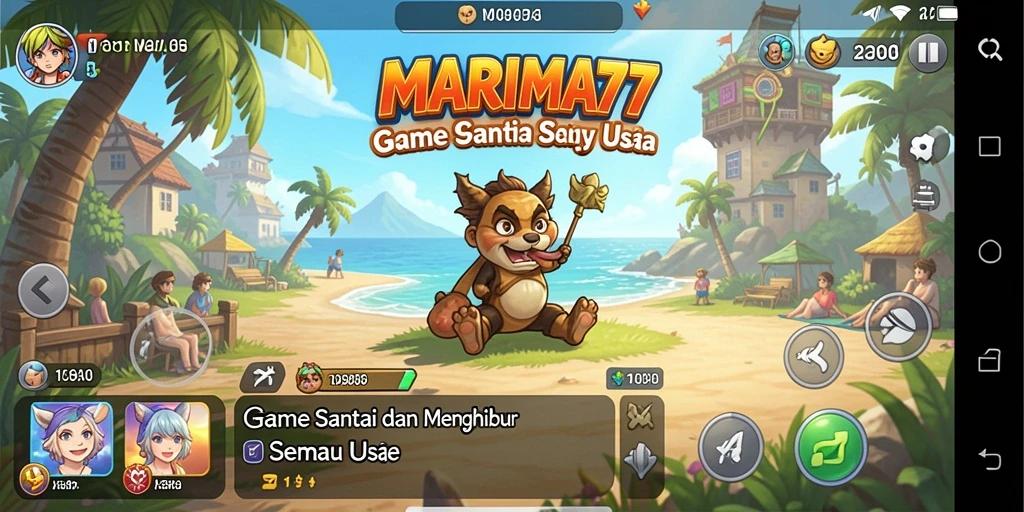 Tampilan menarik dari gameplay MARIMA77 yang menghibur.