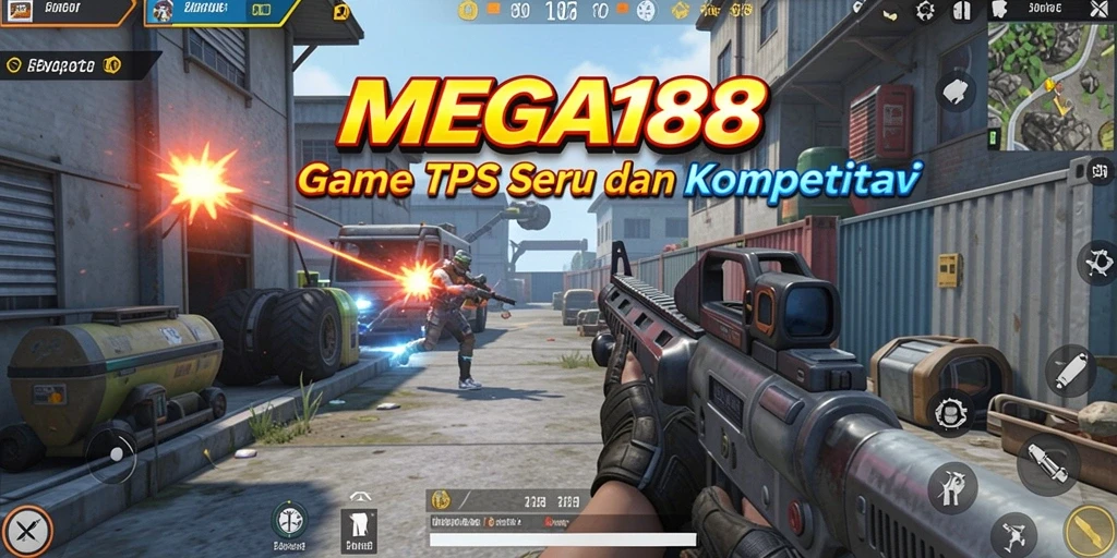 Gameplay seru dan menarik dari MEGA188 dalam mode TPS.