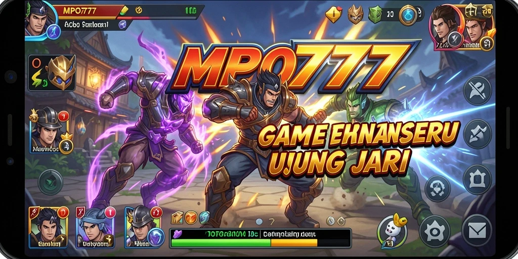 Screenshot MPO777 menampilkan aksi pertarungan seru antar karakter.