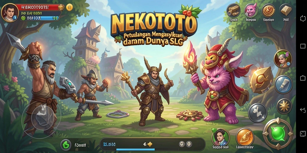 Tampilan gameplay <strong>NEKOTOTO</strong> yang seru dan penuh strategi.
