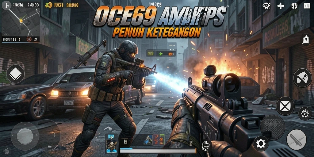 Gameplay OCE69 yang penuh aksi dan strategi seru.