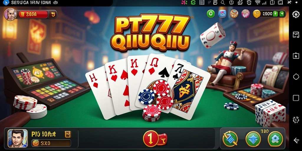 Gameplay seru QiuQiu di PT777 dengan interaksi pemain.