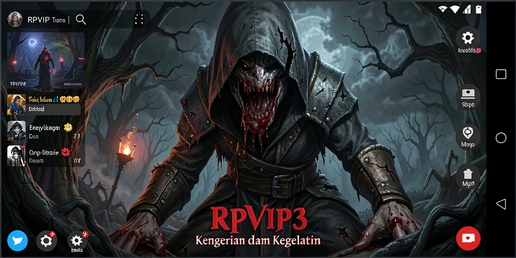 Gameplay RPVIP3 yang sangat menegangkan dan atmosfer Horror yang mengerikan.
