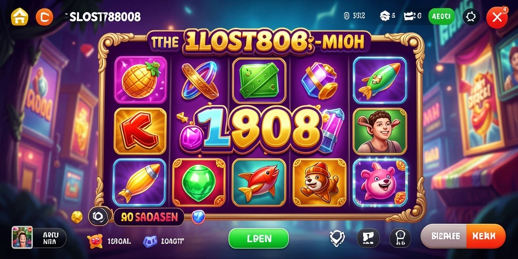 Tampilan utama SLOST8808 dengan gameplay Slot yang dinamis dan menarik.