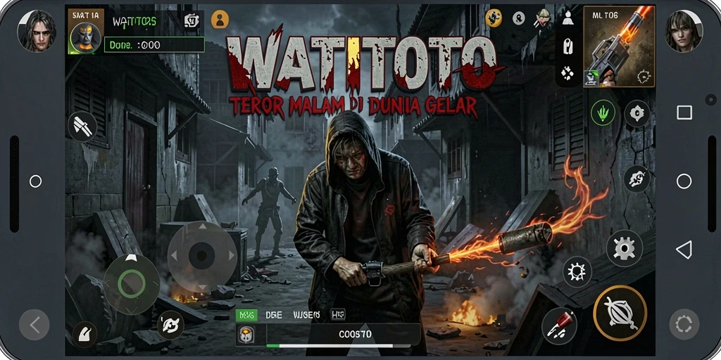 Tangkapan layar gameplay WATITOTO yang menegangkan saat petualangan di dunia gelap.