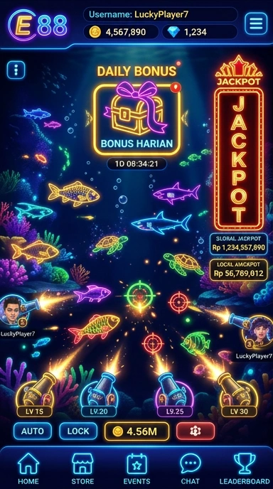Pilihan aplikasi populer yang tersedia di e88 untuk pengguna Android.